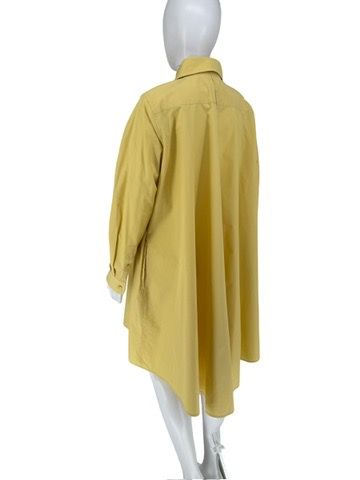 MaxMara Yellow Oversized Cotton Shirt Dress – Size IT 40 (US 6/8)