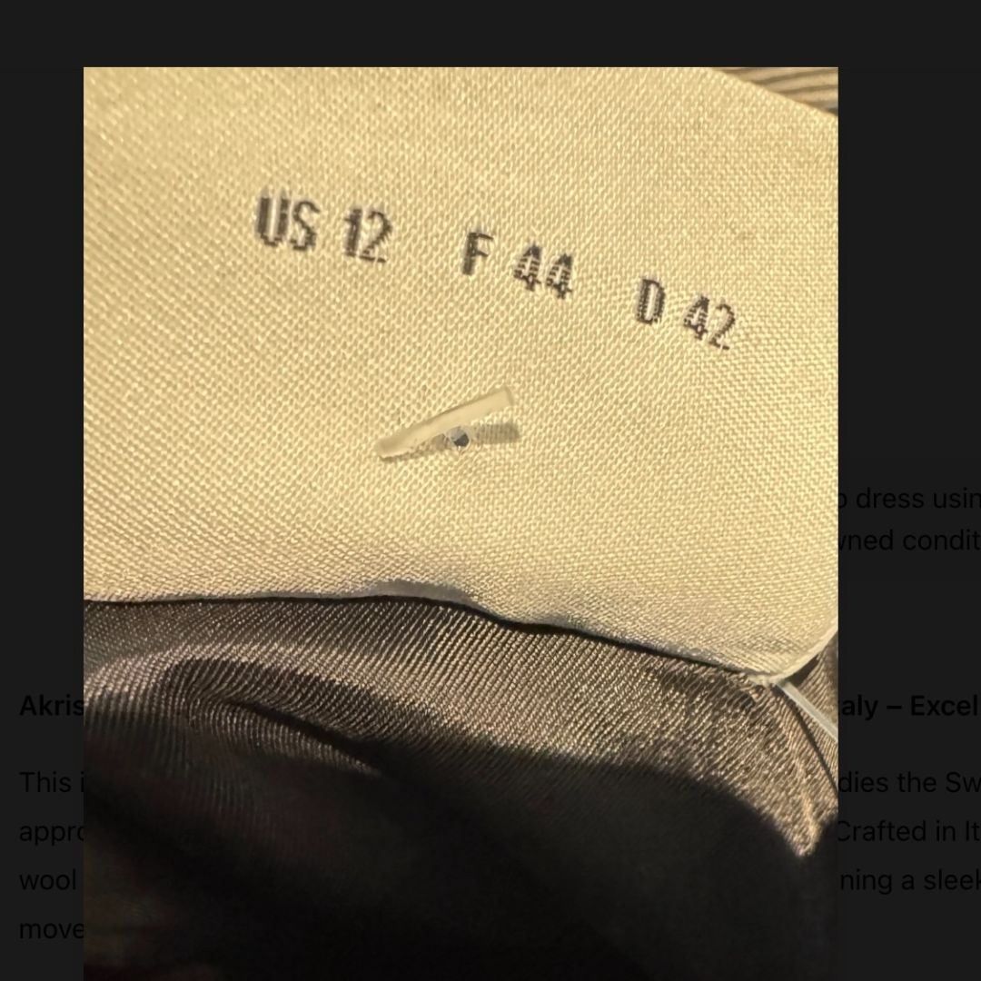 Akris Punto Women’s Black Wool Sleeveless Dress – Size 12