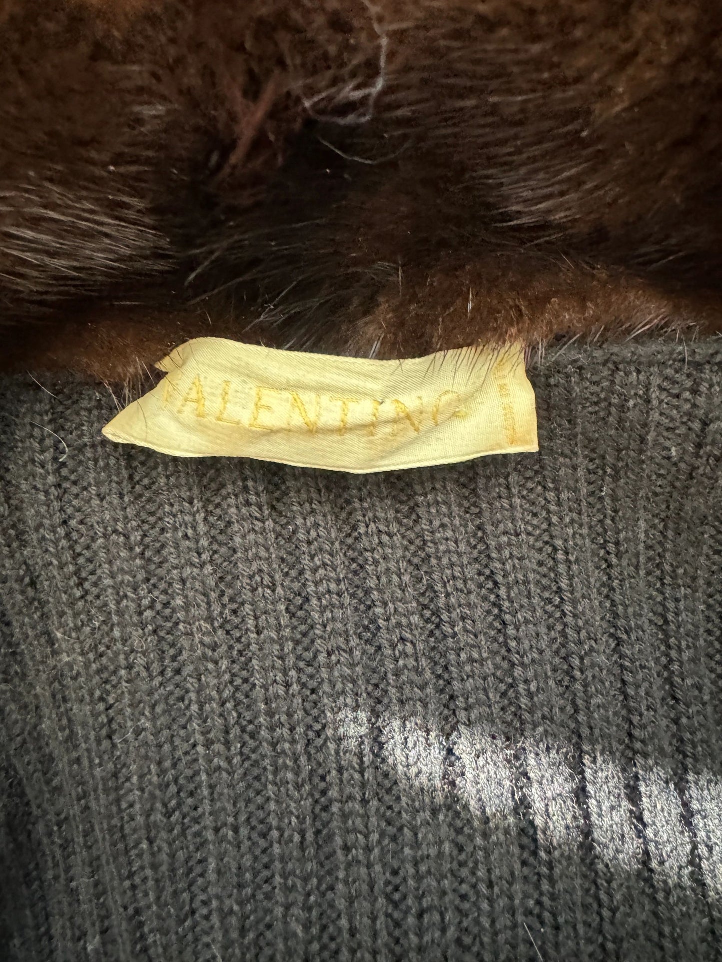 Mink Trimmed Valentino Sweater