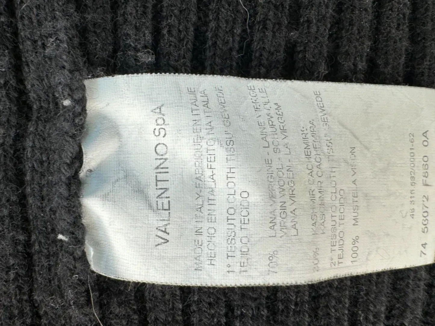 Mink Trimmed Valentino Sweater