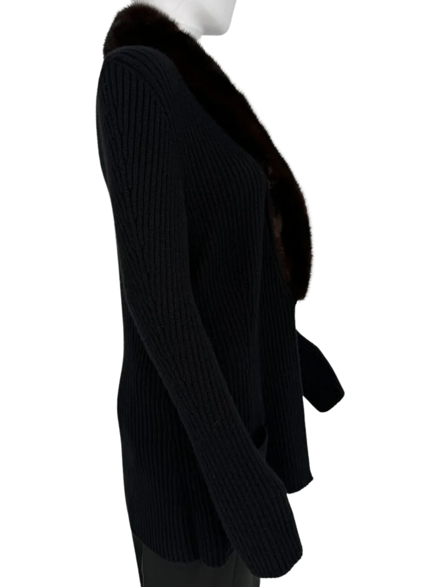 Mink Trimmed Valentino Sweater