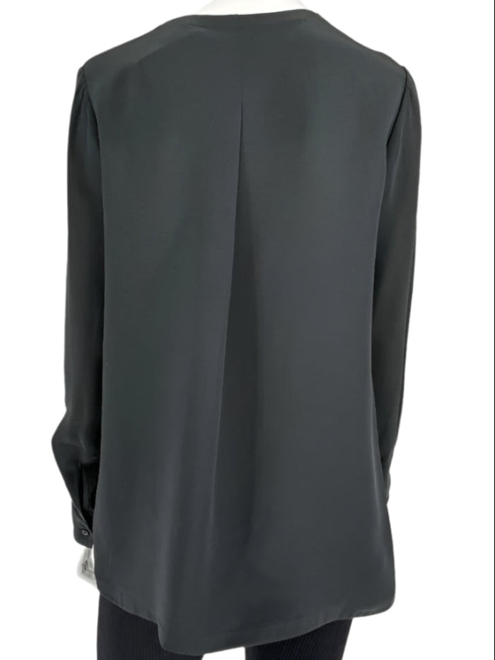 Loro Piana Black Silk Tunic Blouse – Size IT 44 (US 8/Medium)