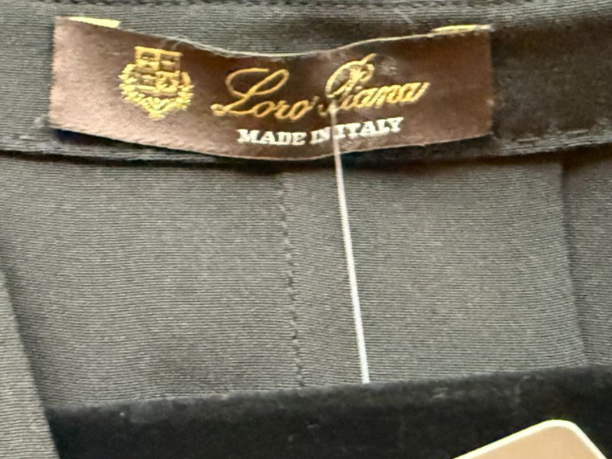 Loro Piana Black Silk Tunic Blouse – Size IT 44 (US 8/Medium)