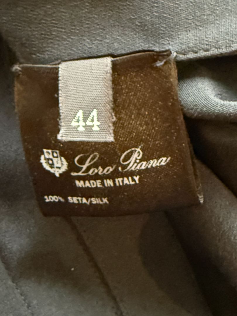 Loro Piana Black Silk Tunic Blouse – Size IT 44 (US 8/Medium)