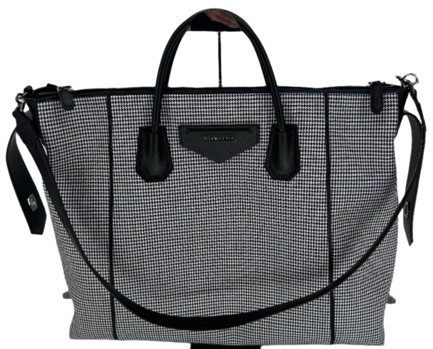 Givenchy Houndstooth Soft Antigona Weekend Tote
