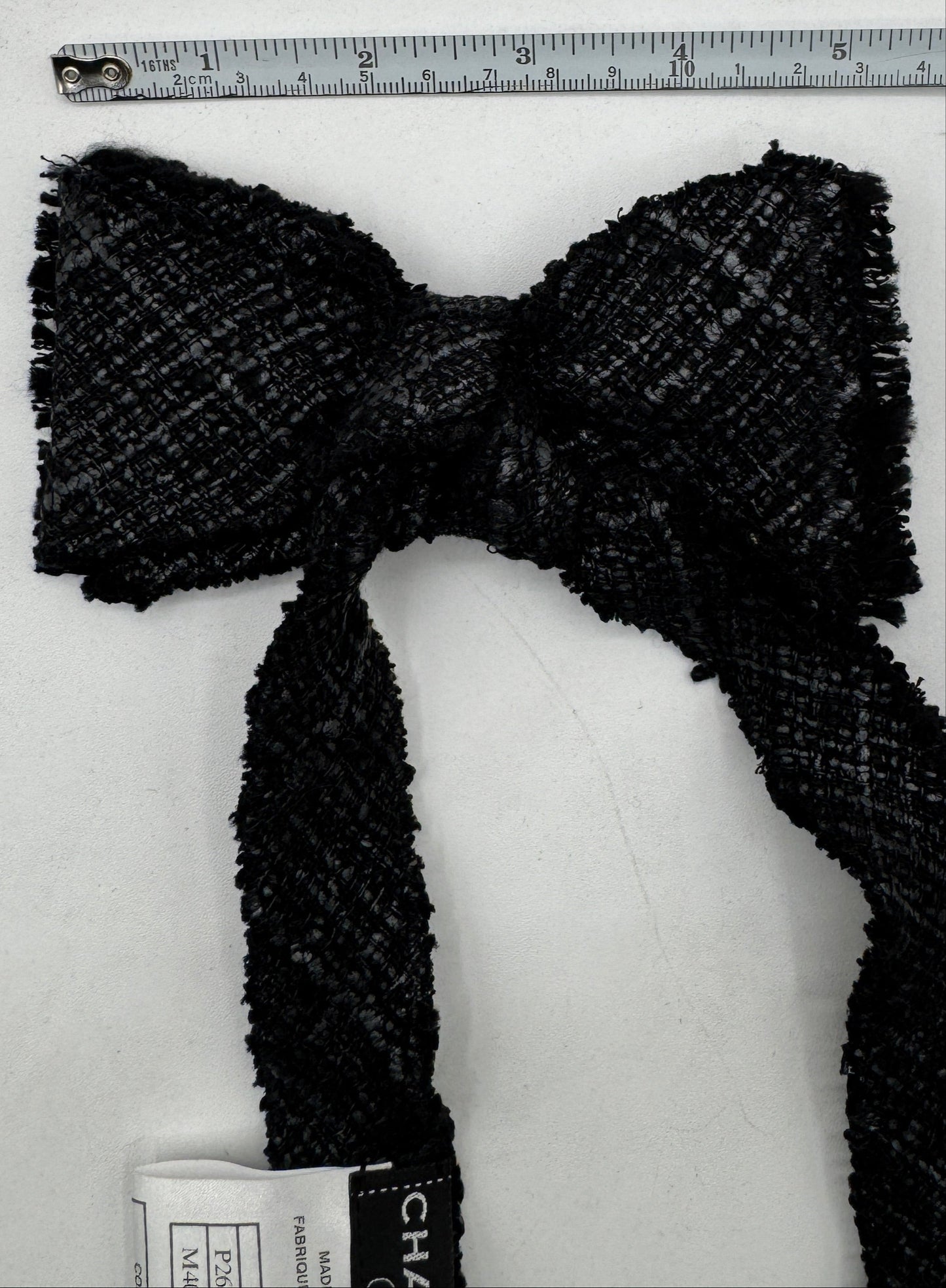 Chanel Paris-Tokyo F/W 2005 Boucle Tweed Bow-Tie
