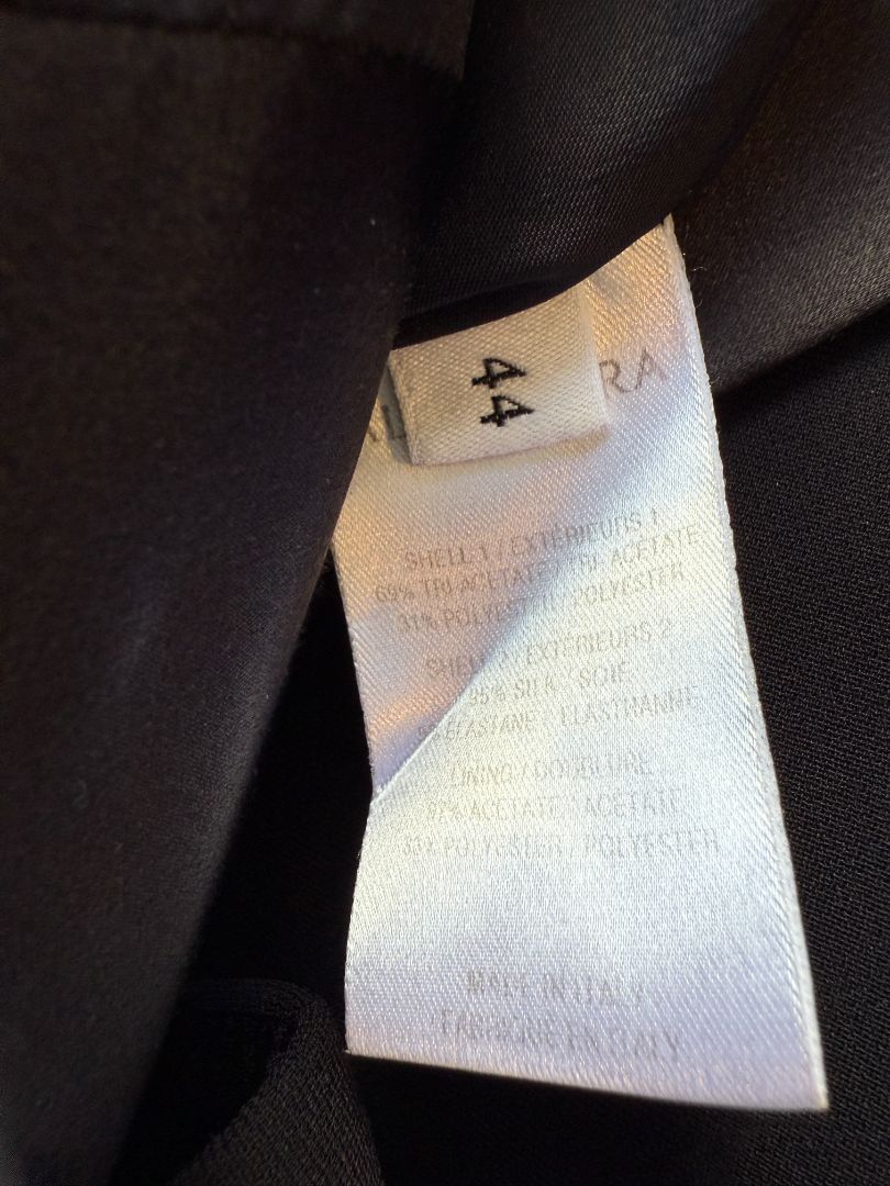 Altuzarra Black Satin-Lapel Tuxedo Blazer & Pants Set – Size IT 44 (US 10