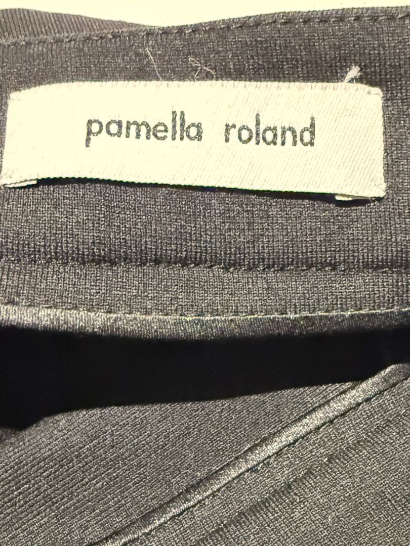 Pamella Roland Black Wool Blend Dress Pants Trousers – Large