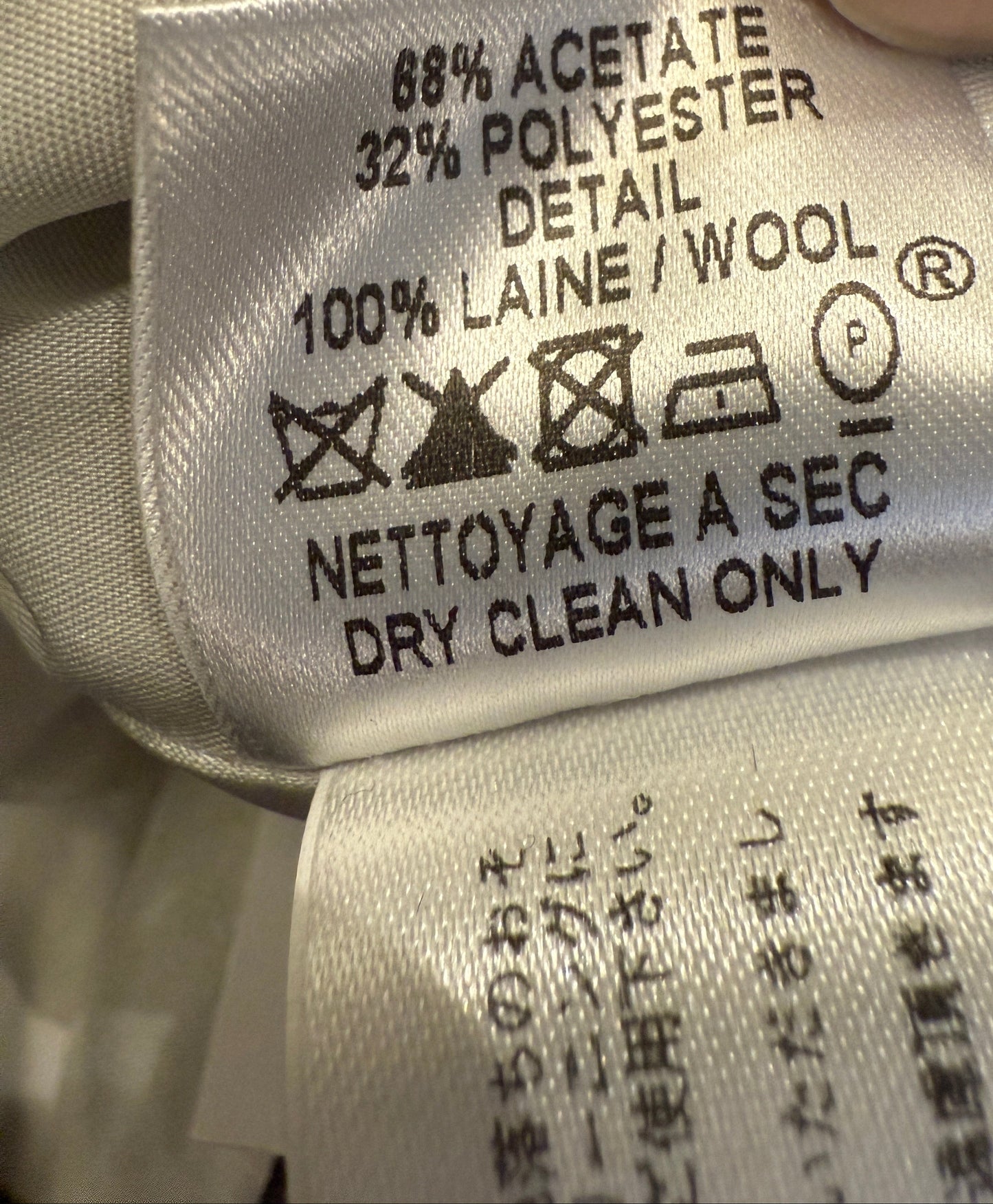 Paule Ka Gray and Ivory Textured Wide-Leg Trousers – Size 44