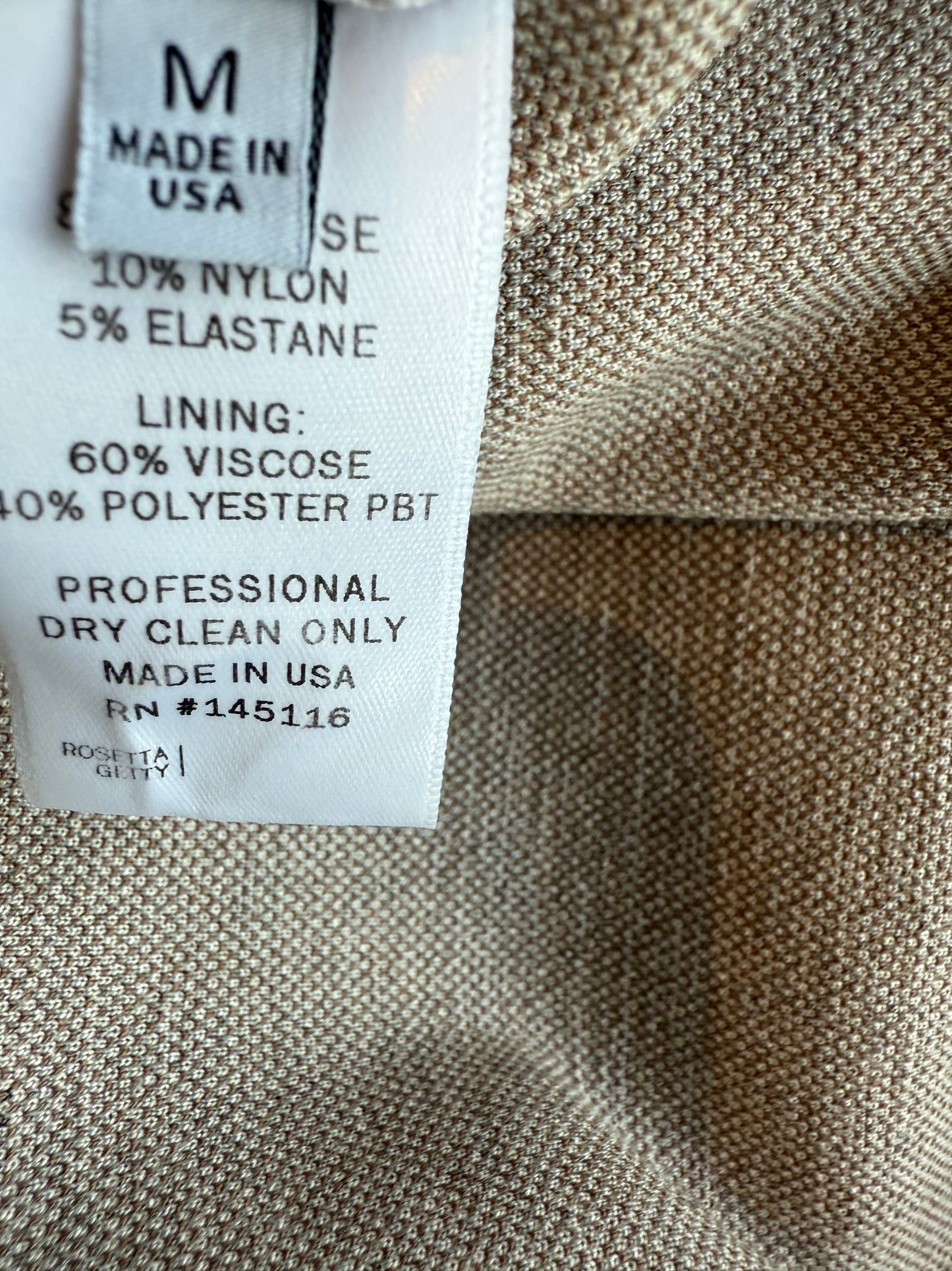 Rosetta Getty Textured Knit Collared Mini Dress – Size M