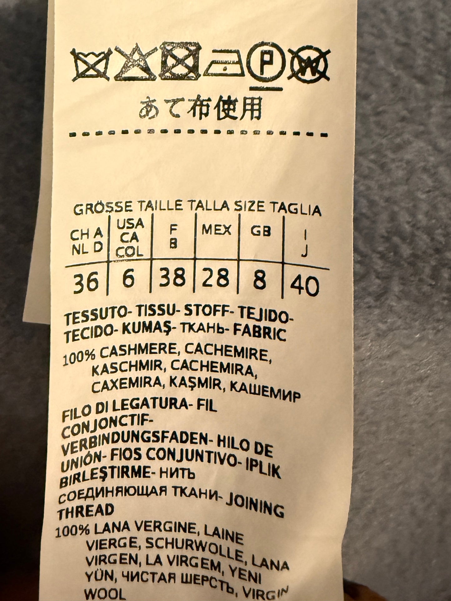Max Mara Handmade Cashmere Coat – Size 6