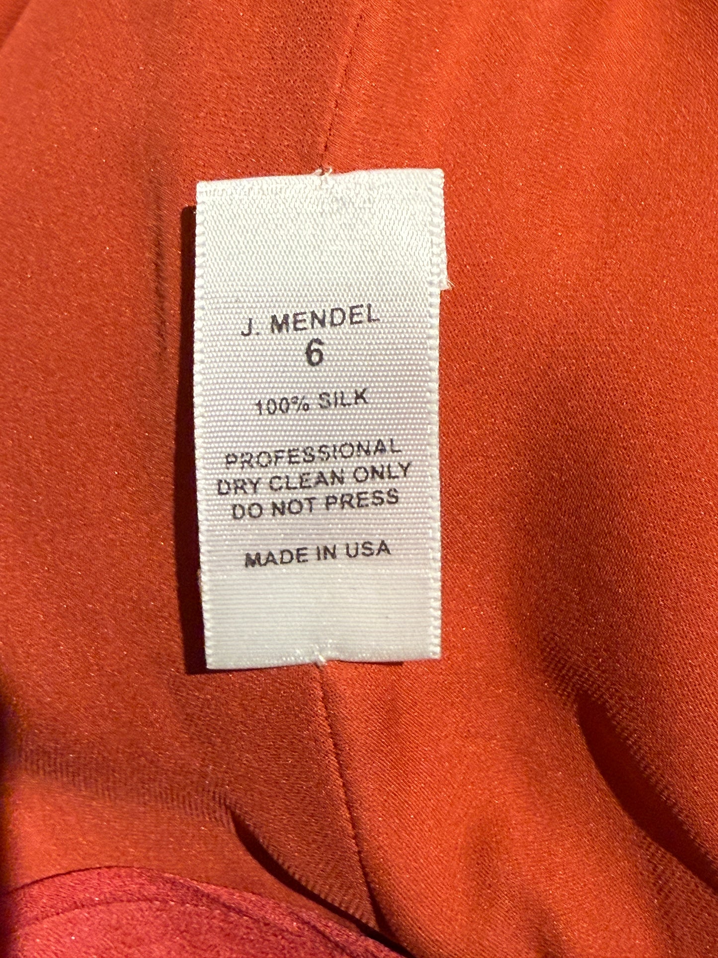 J. Mendel Draped Off-Shoulder Cocktail Dress – Size 6