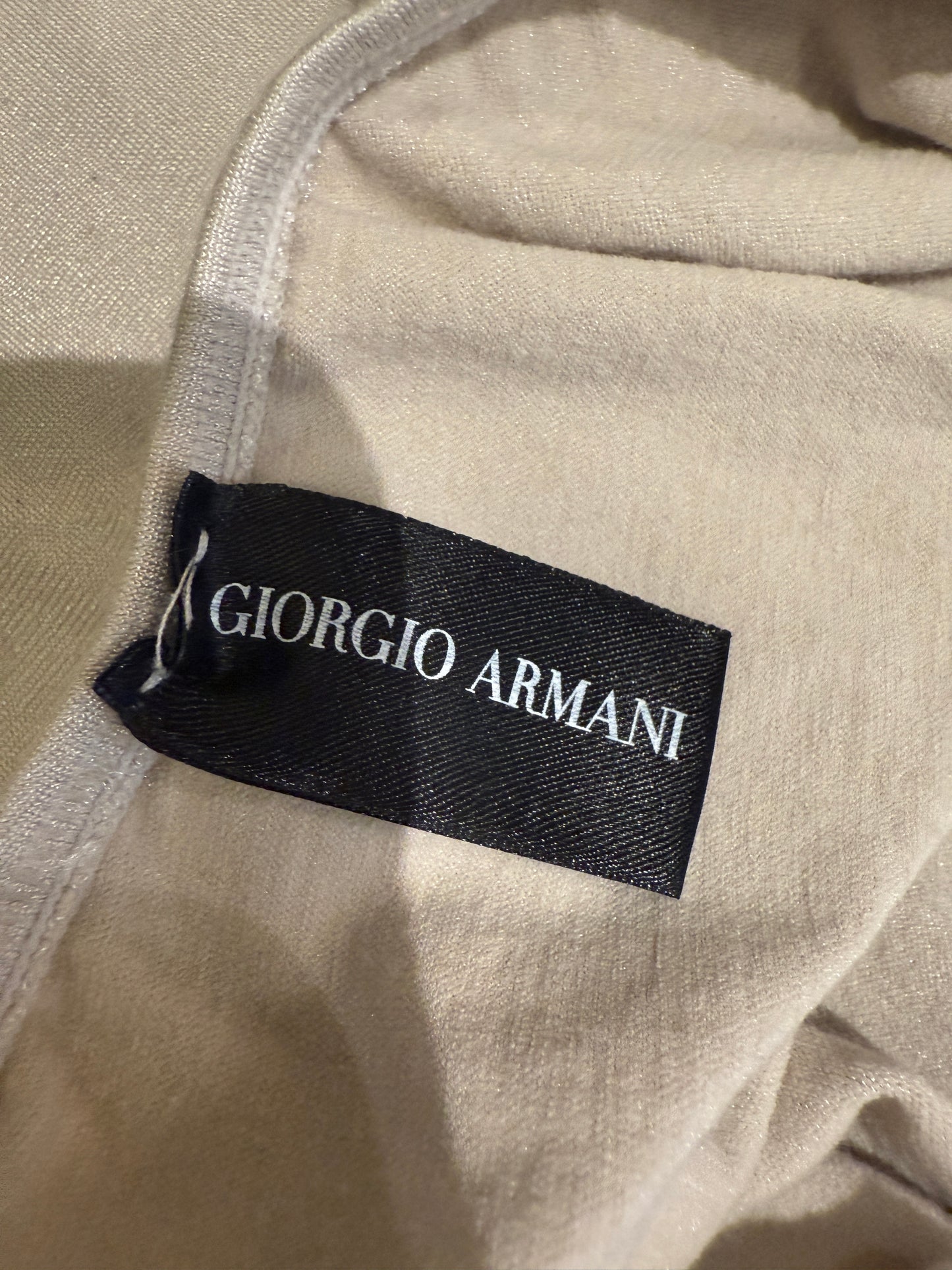 Giorgio Armani Ivory Turtleneck Long-Sleeve Bodysuit – Size Large