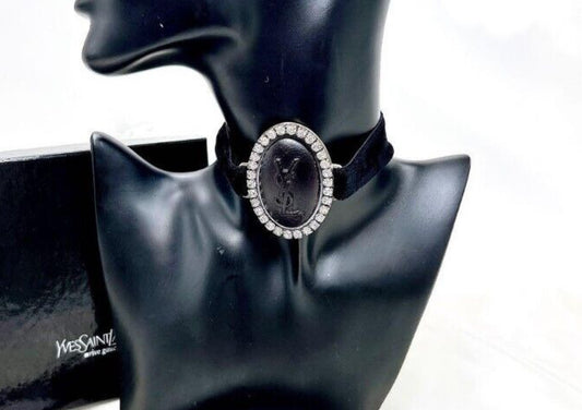 YSL Cameo Choker Necklace