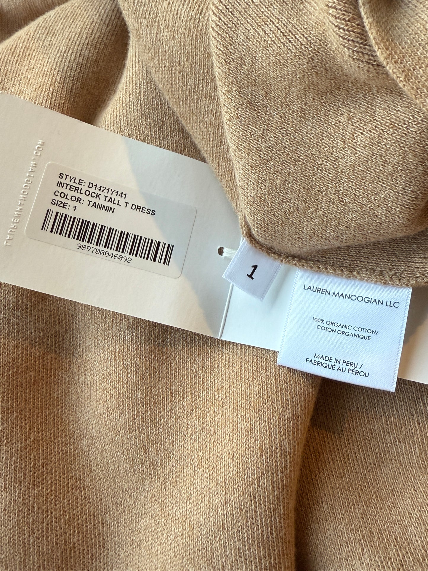 Lauren Manoogian Textured Knit Cocoon Tunic - Size 1