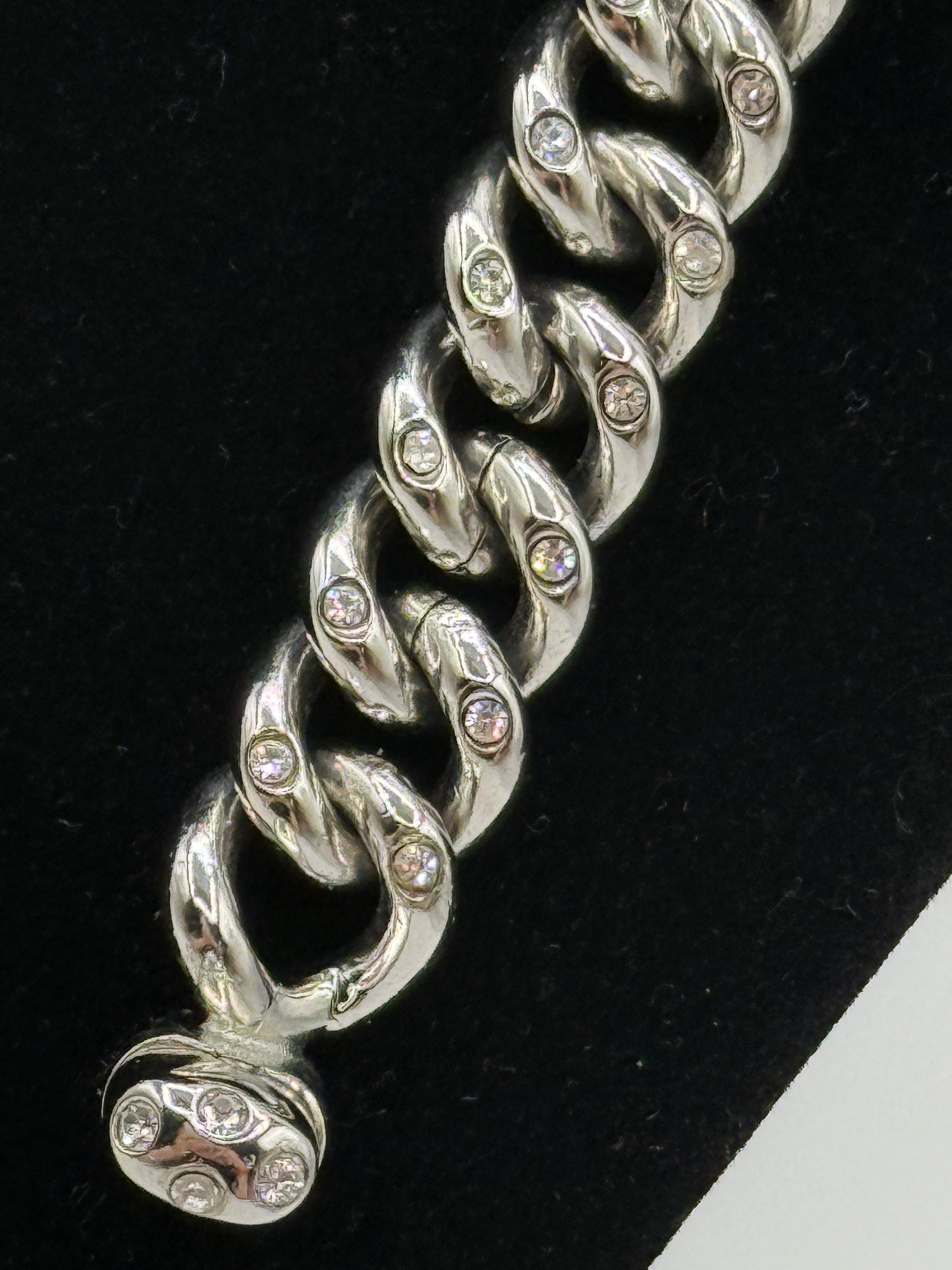 Chanel CC Turn Lock Rhinestone Necklace – Fall 1996 Collection