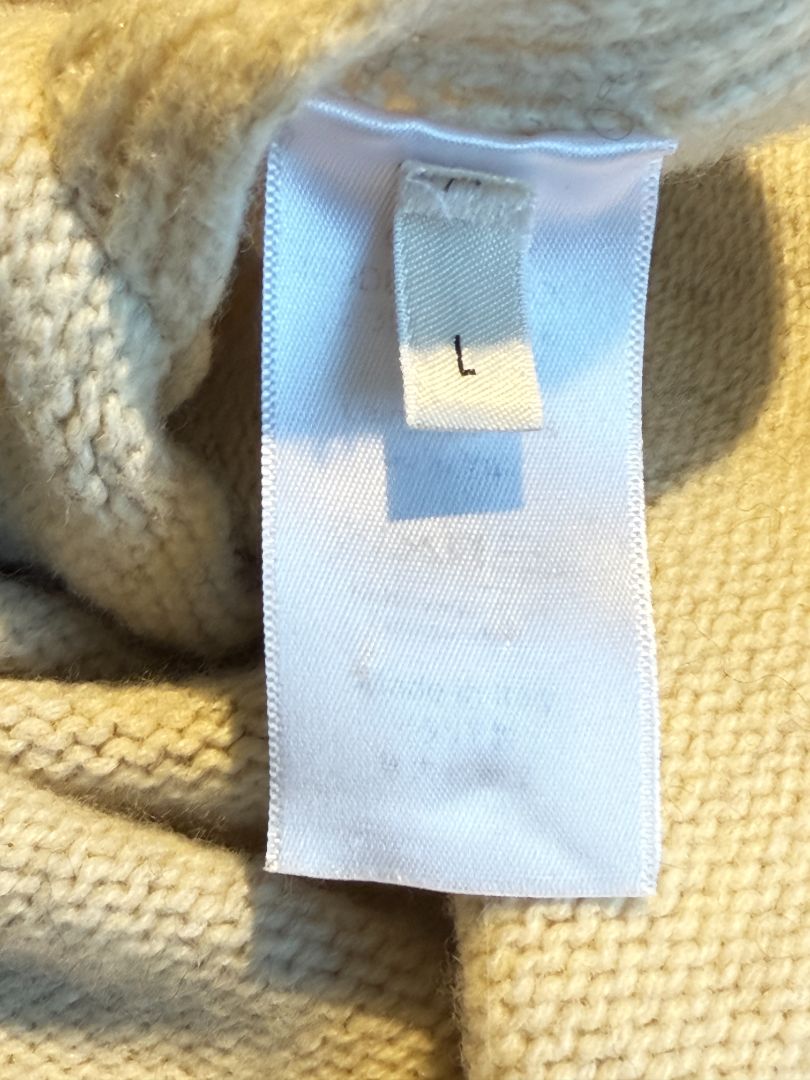 Celine Oversized Merino Wool Funnel Neck Sweater - Large