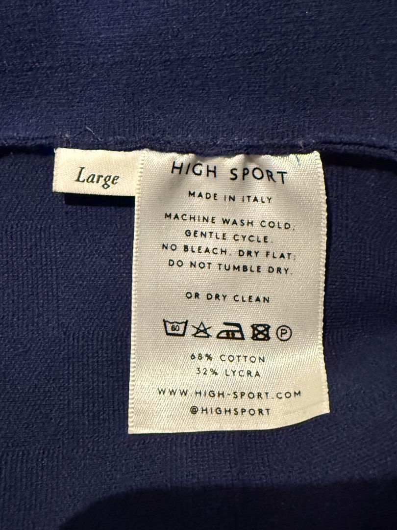 High Sport Kick Pant in Navy - Large