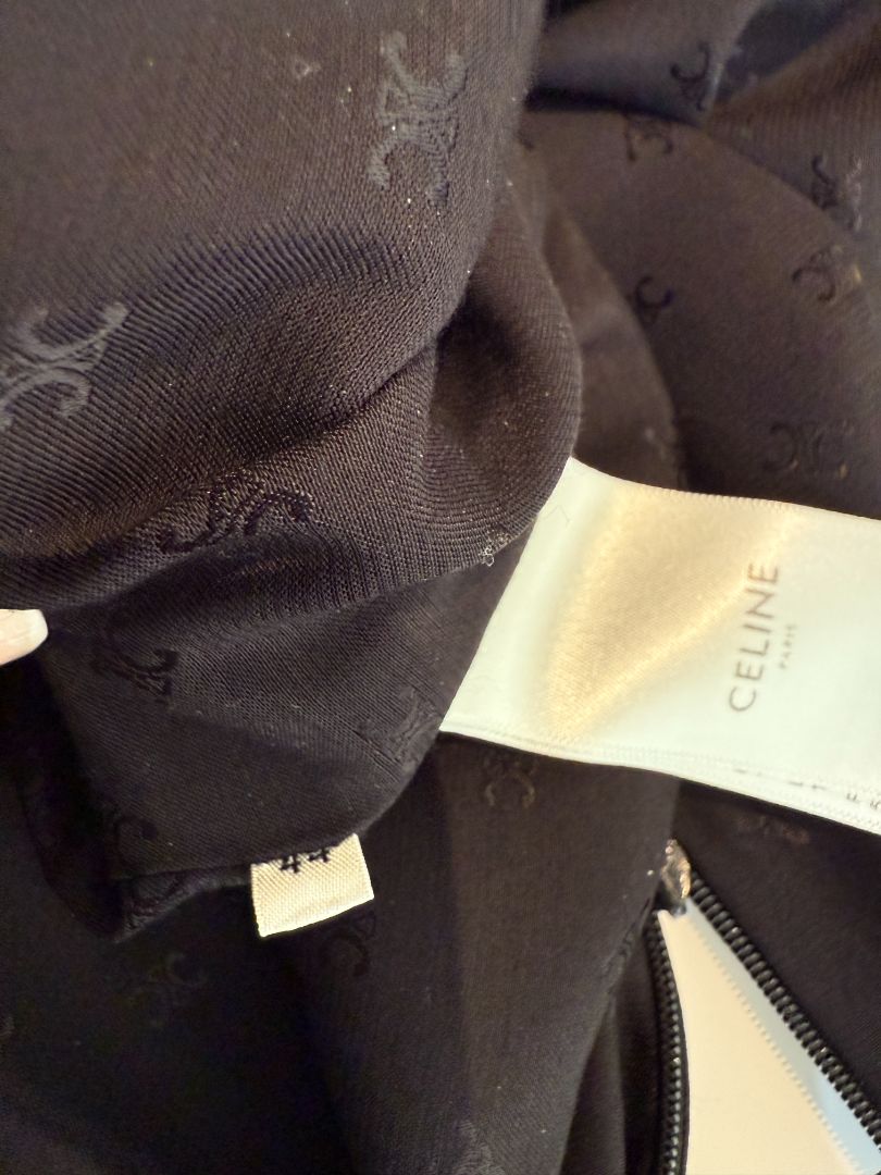 Celine Wool Dress with Gold Buttons - Size 12