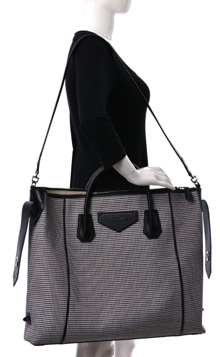 Givenchy Houndstooth Soft Antigona Weekend Tote