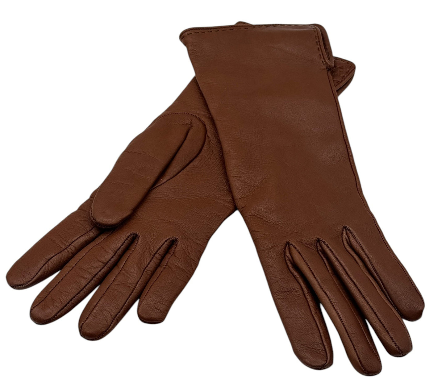 Loro Piana "Max" Gloves - Caramel - Size M
