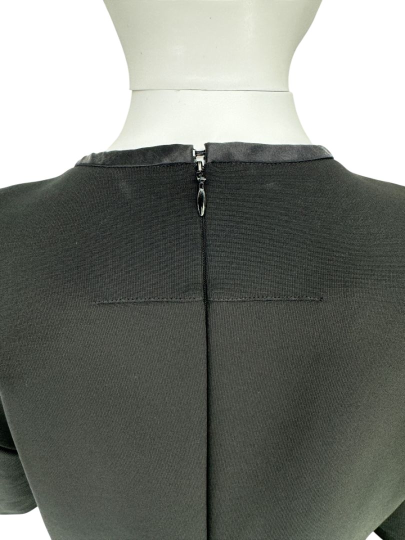 Givenchy Fluted Hem Satin-Trim Dress - Size 44
