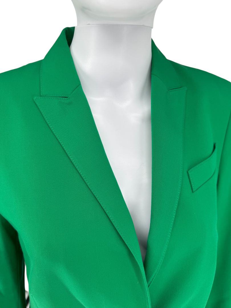 Akris Punto Emerald Green Wool Blend Pant Suit – Size 10