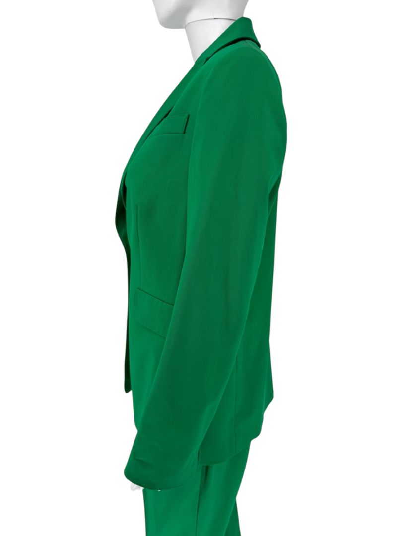 Akris Punto Emerald Green Wool Blend Pant Suit – Size 10