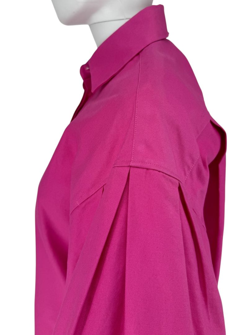 Max Mara Pink Cotton Top & Viscose Pant Set – Size Top 6 / Pants 12