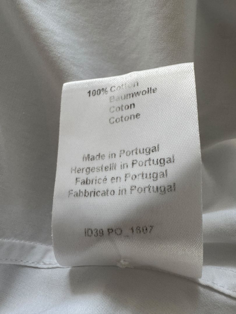 Lis Lareida White Cotton Button-Down Shirt – Size 36