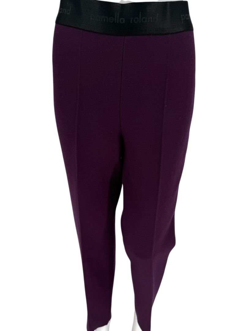 Pamella Roland Plum Tailored Pant Suit – L/XL