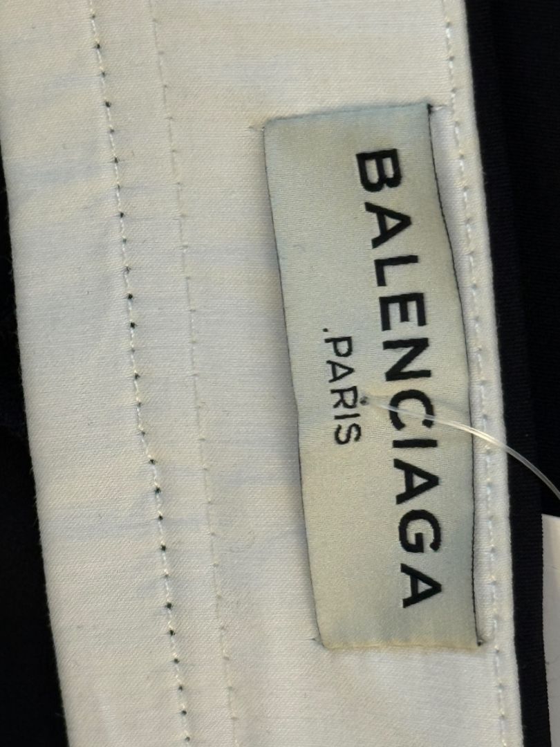 Balenciaga Black Slim-Fit Cropped Trousers – Size IT 44 (FR 40 / US 8 / UK 12)