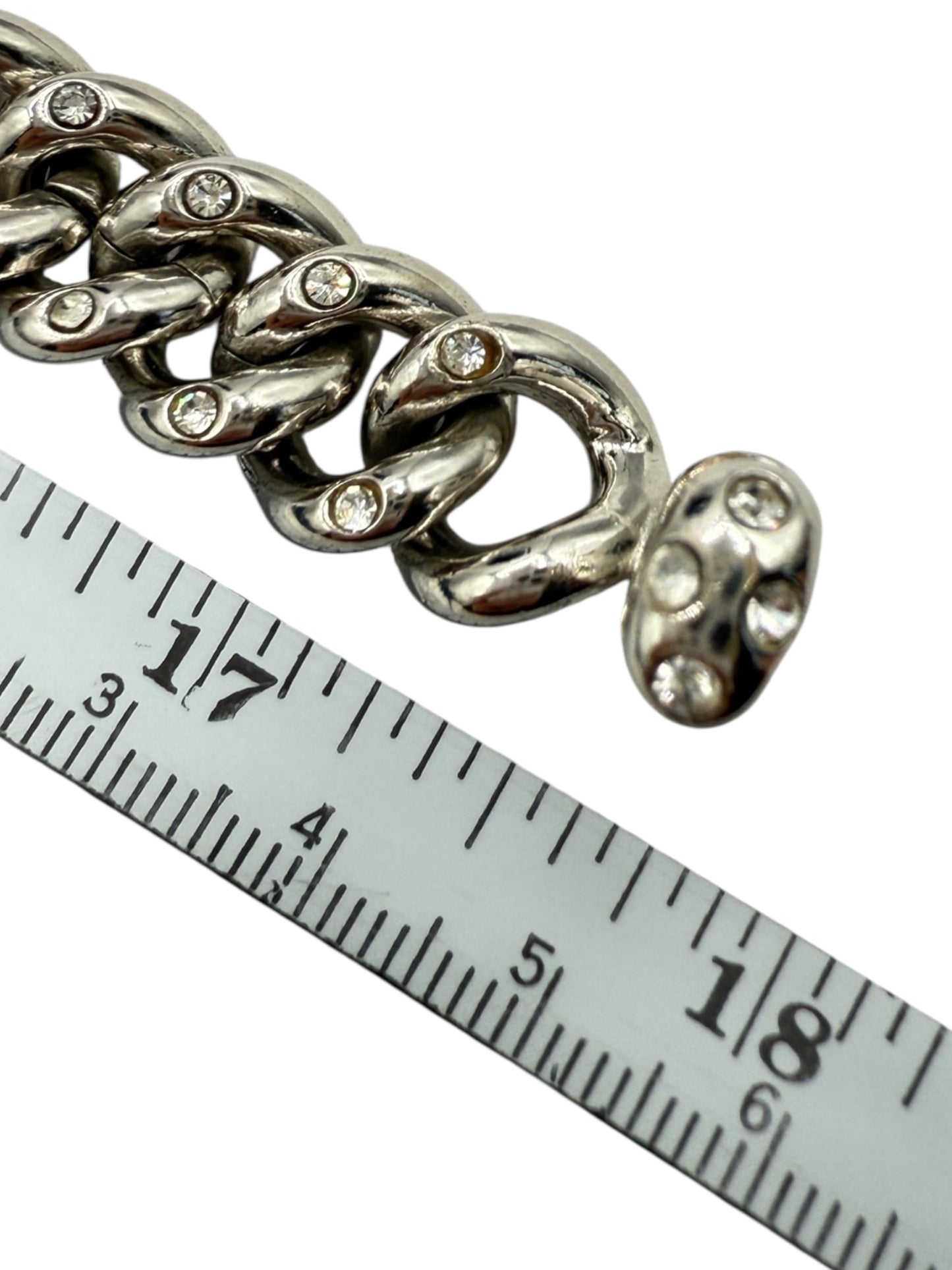 Chanel CC Turn Lock Rhinestone Necklace – Fall 1996 Collection