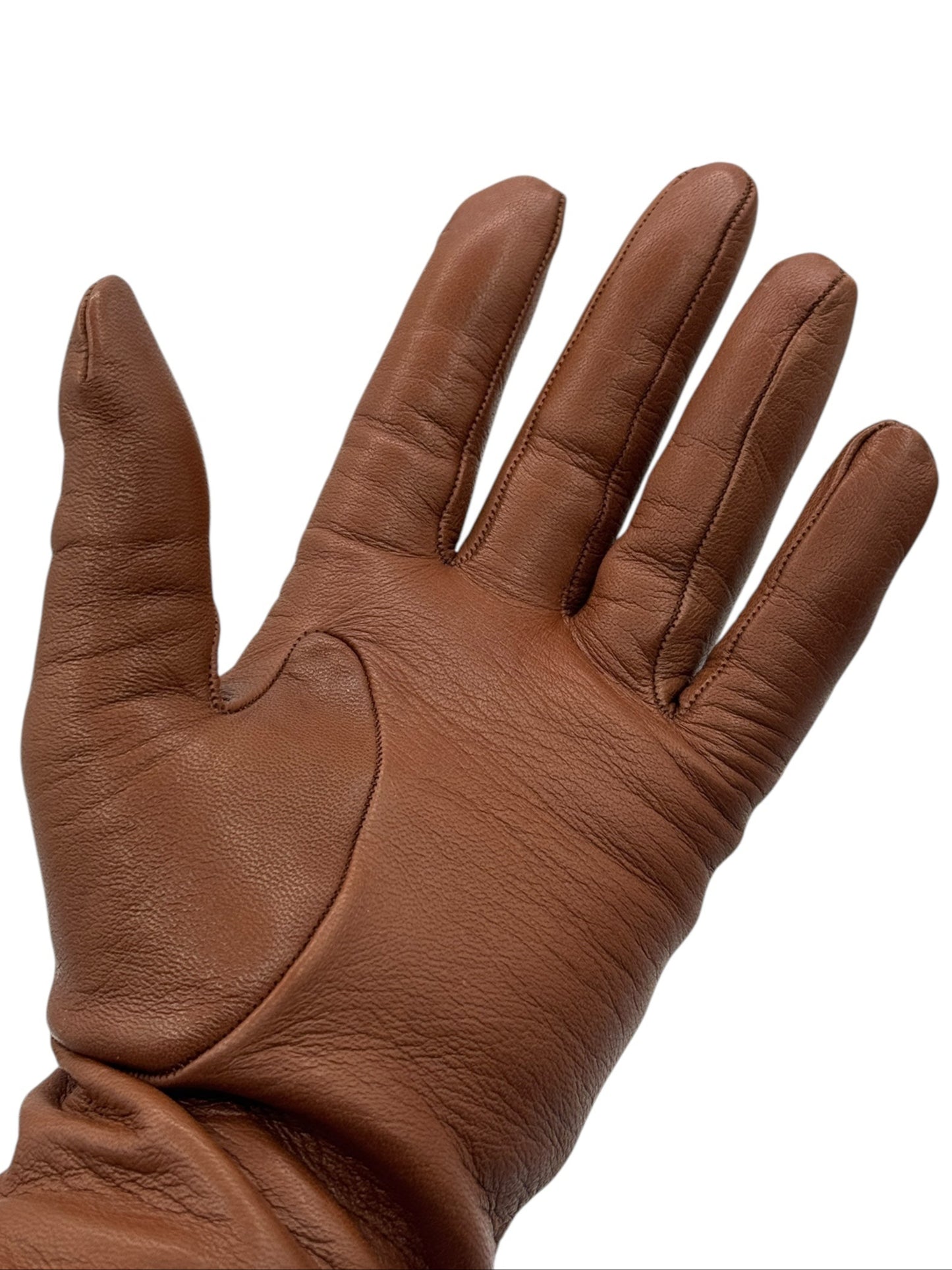Loro Piana "Max" Gloves - Caramel - Size M