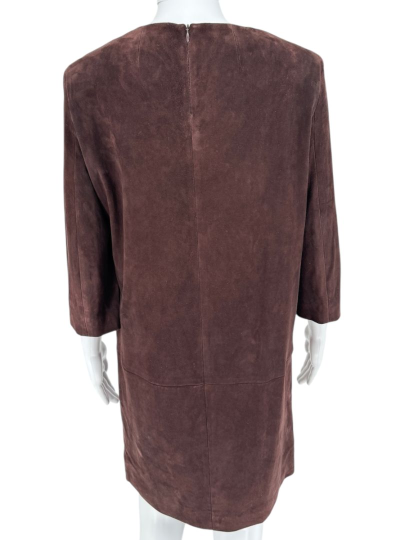 The Row Ruby Chocolate Brown Sheath Dress – Size 8