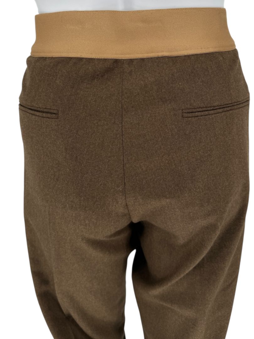 Max Mara Wool-Cashmere Tapered Pants - US 12