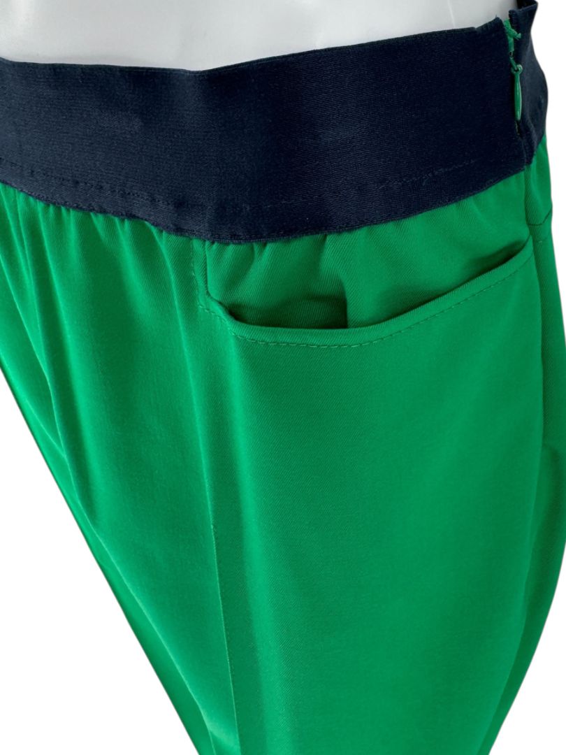 Akris Punto Emerald Green Wool Blend Pant Suit – Size 10