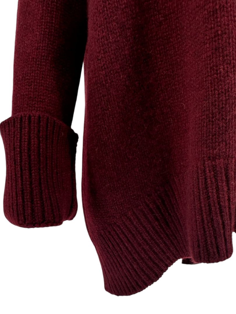 NWT Celine Bordeaux Cashmere Turtleneck Sweater – Size S