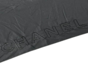 Chanel Vintage Black Umbrella with Nail Polish Bottle Handle – One Size