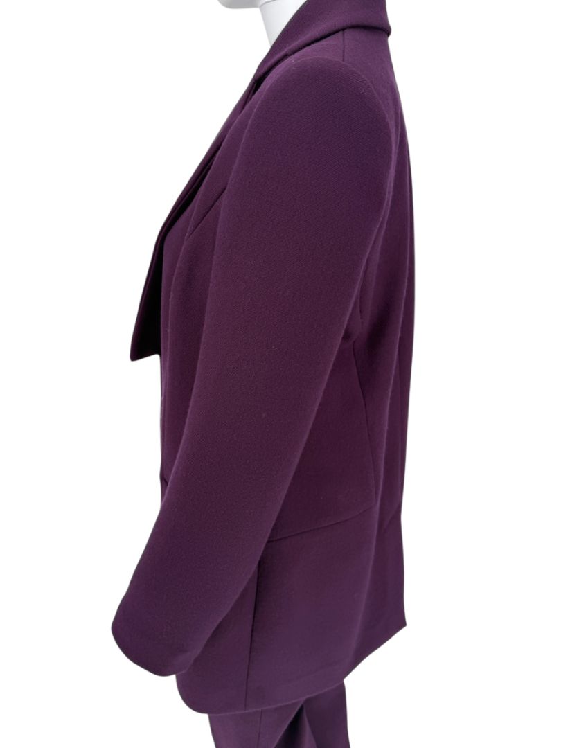 Pamella Roland Plum Tailored Pant Suit – L/XL