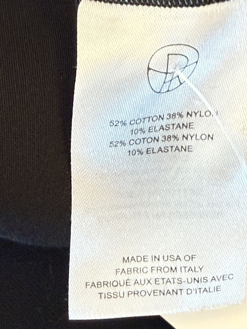 The Row Black Slim Ankle Pants with Side Zip – Size 10