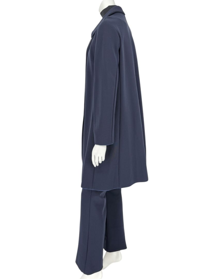 Pamella Roland Navy Pantsuit with Longline Jacket – Large