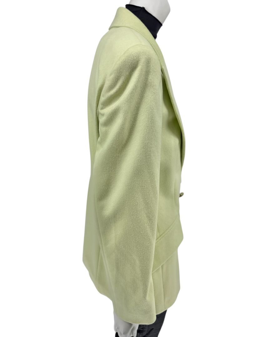 Escada Margaretha Ley Light Pistachio Double-Breasted Blazer – Size 44 (DE)