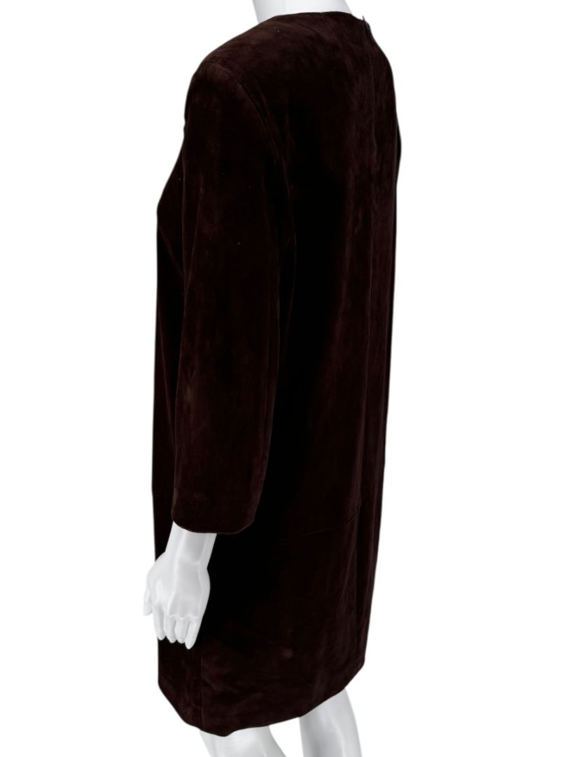 The Row Ruby Chocolate Brown Sheath Dress – Size 8