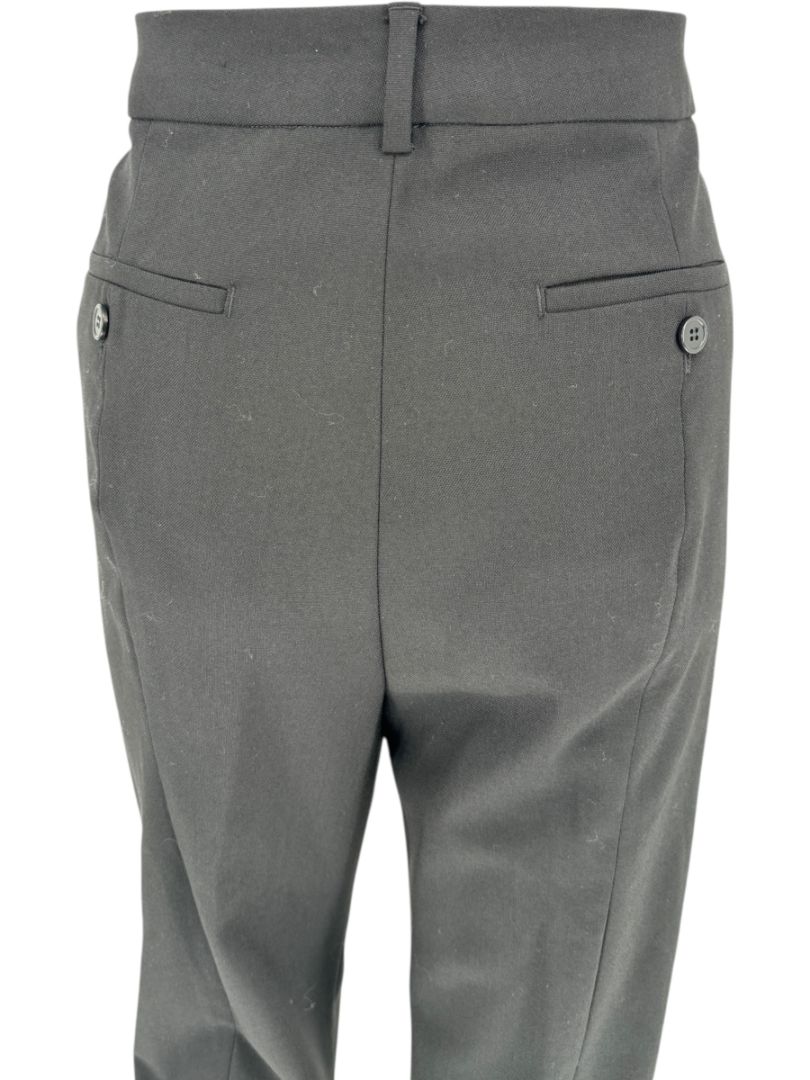 Sportmax High-Waisted Wool Trousers - Size 14
