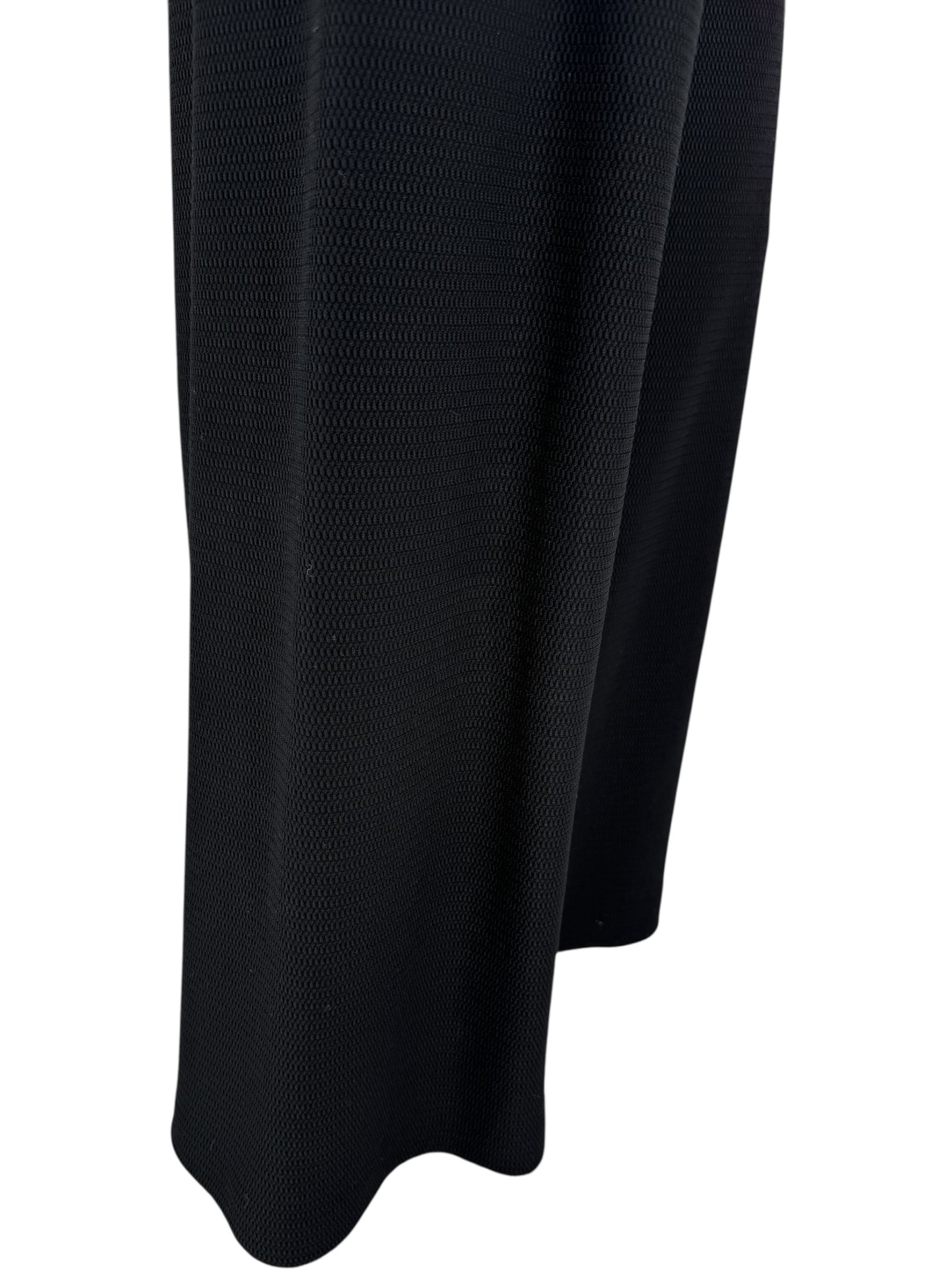 Alaïa Black Piqué Knit Wide-Leg Pants - Size 42
