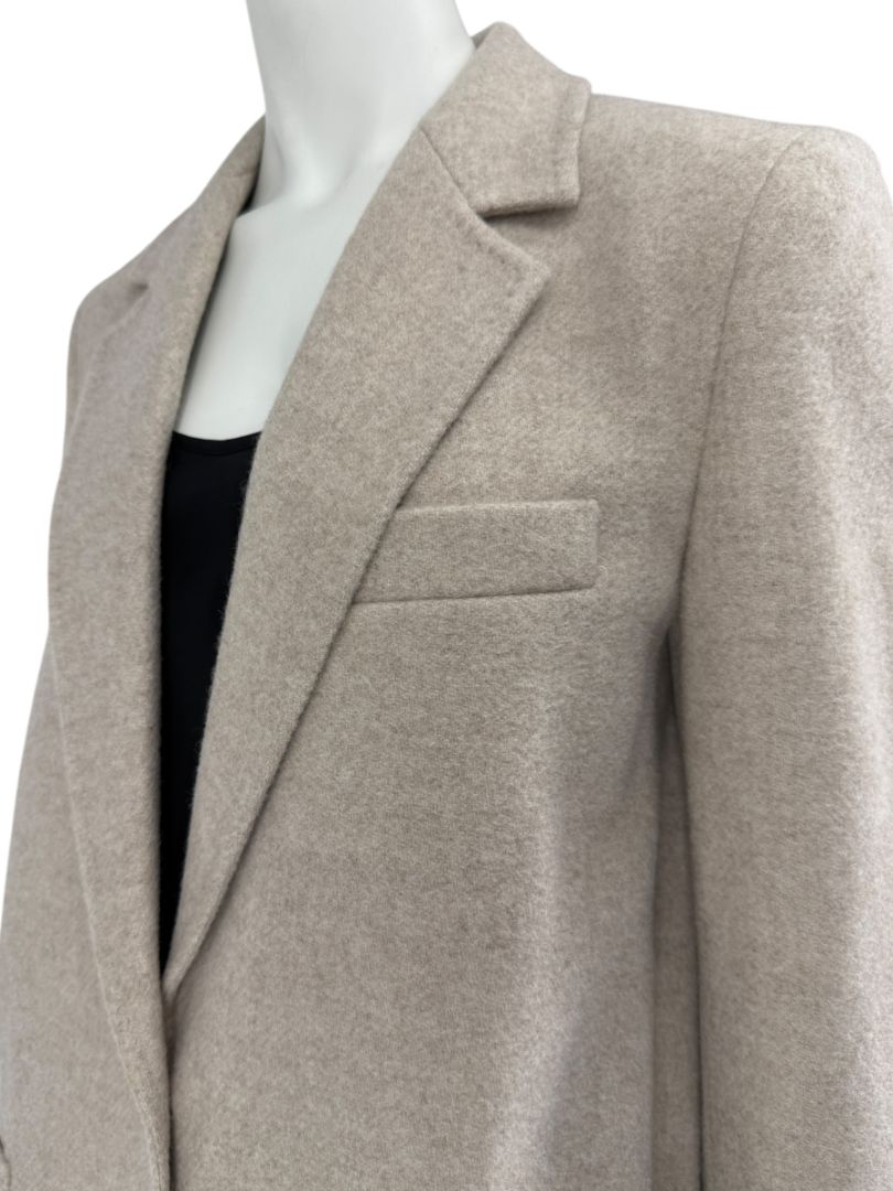 Max Mara Bronze-Gold Wool-Blend Blazer – Size IT 44