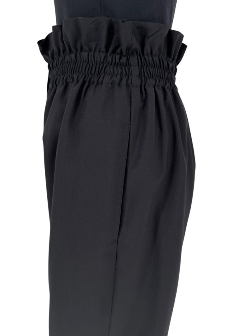 NWT Max Mara Black Paperbag Waist Pants – Size 14 (US)