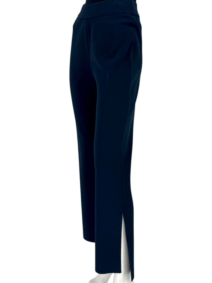 Stella McCartney Navy Split-Hem Trousers - Size IT 46