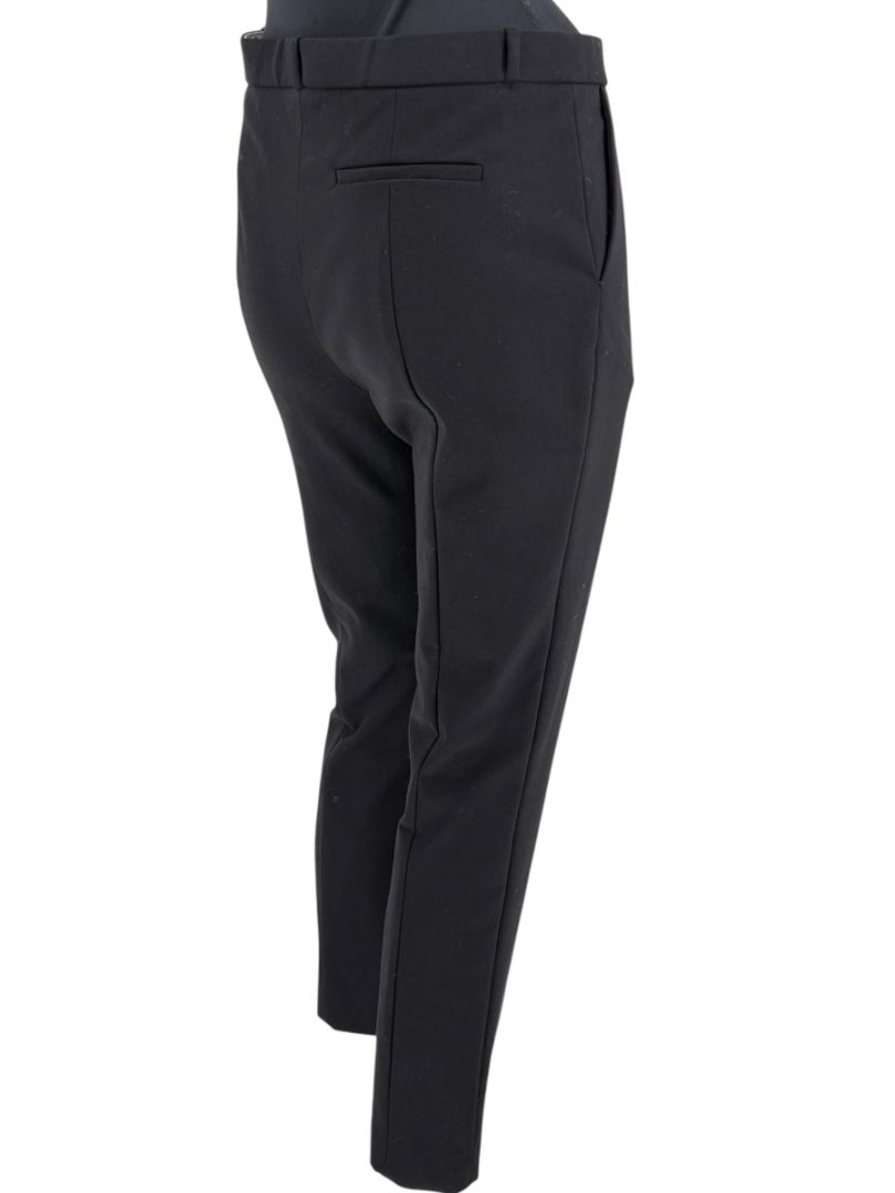 The Row Black Cotton-Blend Slim Trousers – Size US 10